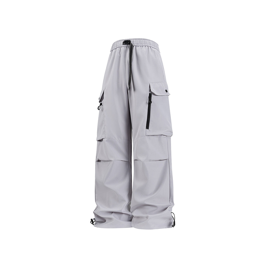 Unisex Weite technische Cargo-Hose mit Multifachtaschen, Tunnelzug und verstellbaren Beinabschlüssen Nord Taschen