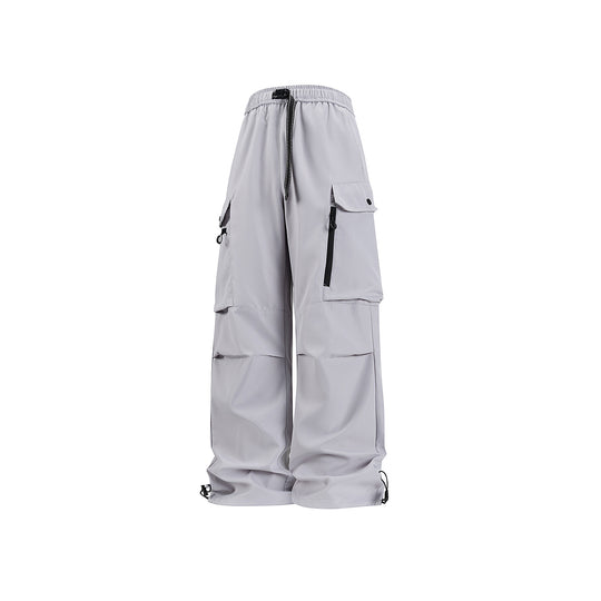 Unisex Weite technische Cargo-Hose mit Multifachtaschen, Tunnelzug und verstellbaren Beinabschlüssen Nord Taschen