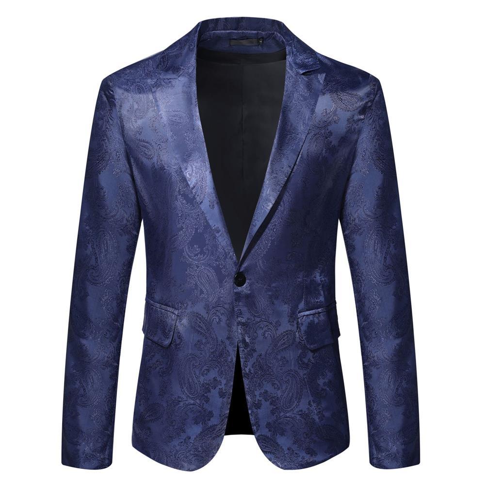 Herren eleganter Blazer mit Paisleymuster - Arvani