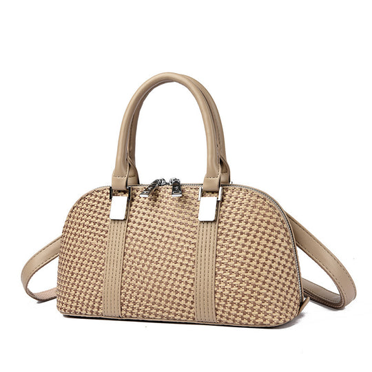 Damen modische Handtasche mit geflochtenem Design und verstellbarem Schulterriemen Nord Taschen
