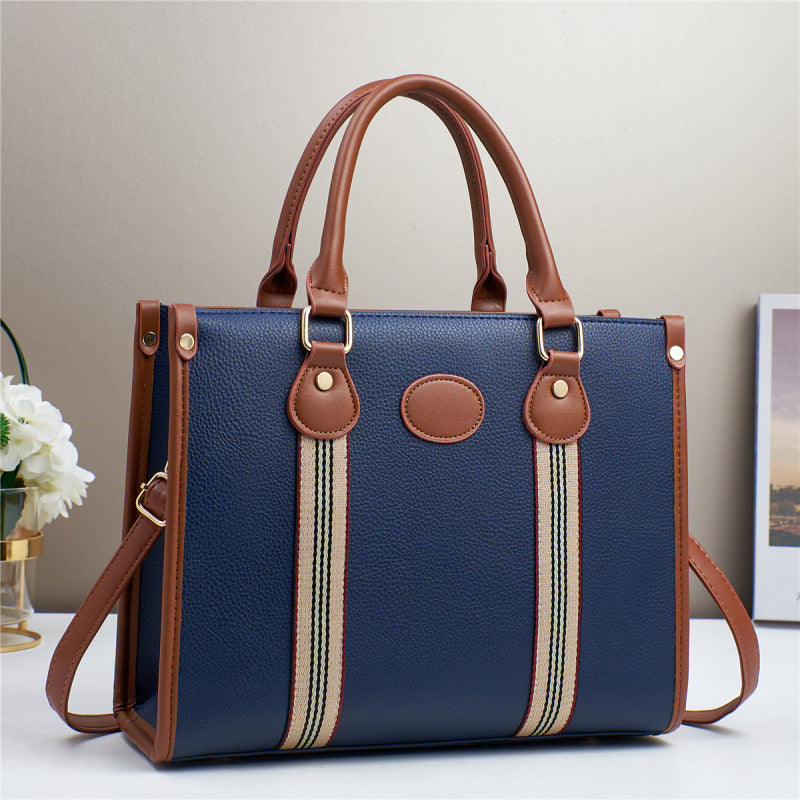 Damen elegante Handtasche mit luxuriösem Steppmuster und abnehmbarem Schultergurt Nord Taschen