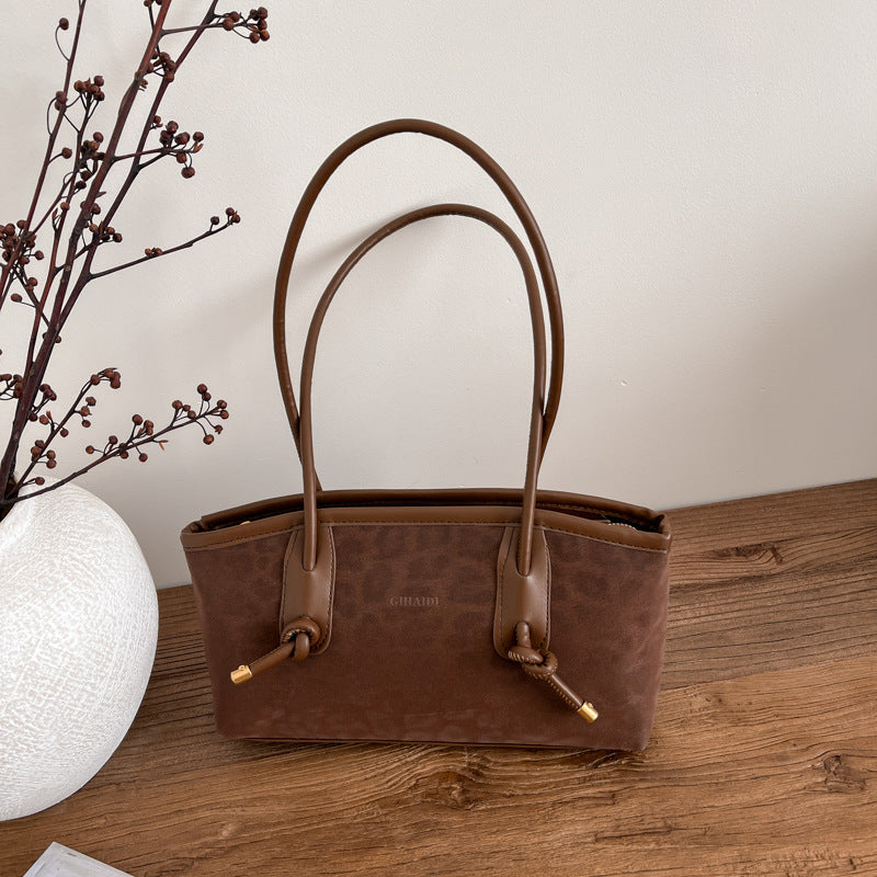 Damen elegante Schultertasche mit modernem Zipper-Design Nord Taschen