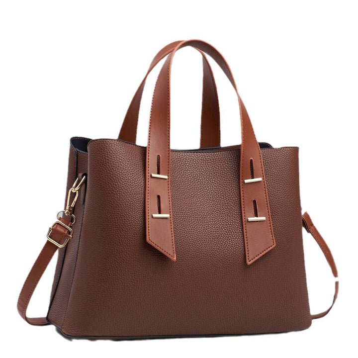 Damen elegante Handtasche mit strukturiertem Obermaterial und abnehmbaren Schulterriemen Nord Taschen