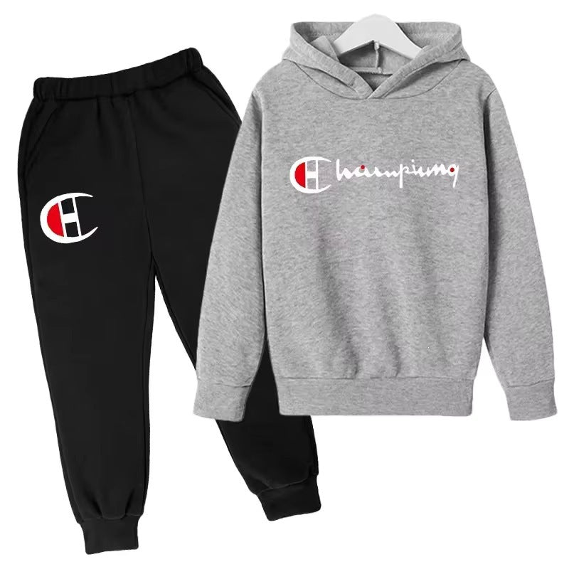 Unisex Kapuzenpullover mit Jogginghose Freizeitset Nord Taschen