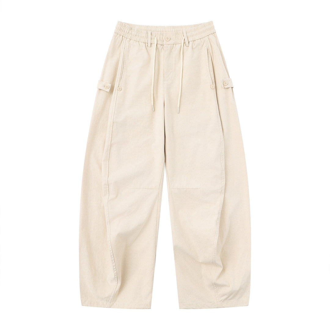 Damen Culotte-Cargohose im Utility-Stil mit elastischem Tunnelzugbund und aufgesetzten Klappentaschen Nord Taschen