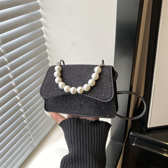 Damen Mini-Handtasche mit Perlenakzent Nord Taschen