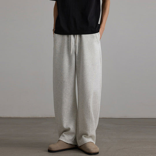 Herren Weite Lounge-Jogginghose aus French-Terry mit Tunnelzugbund Nord Taschen