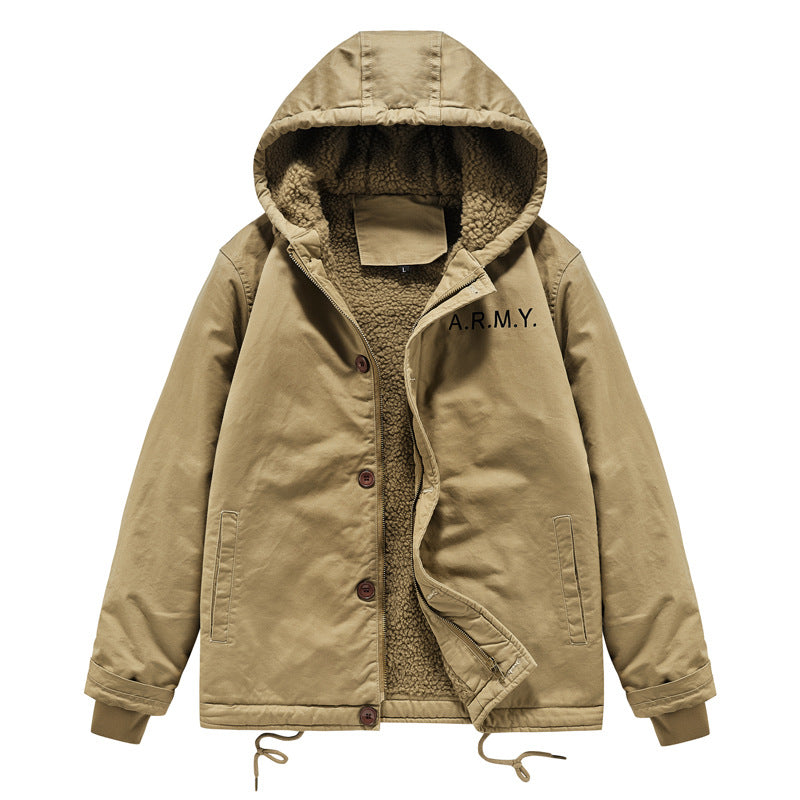 Herren gemütliche Winterjacke Nord Taschen