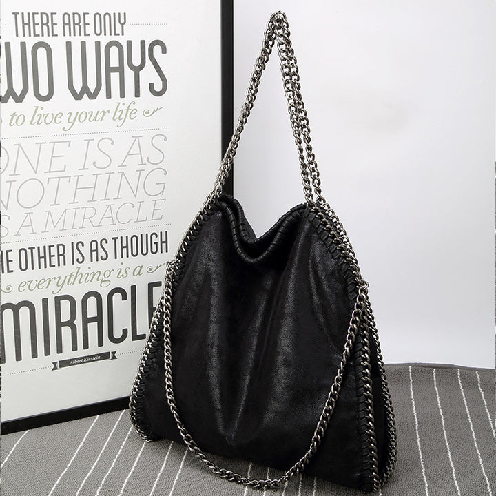 Damen Hobo-Tasche mit eleganter Kettenakzent und geräumigem Innenraum Nord Taschen