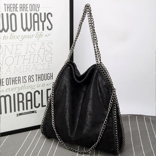 Damen Hobo-Tasche mit eleganter Kettenakzent und geräumigem Innenraum Nord Taschen