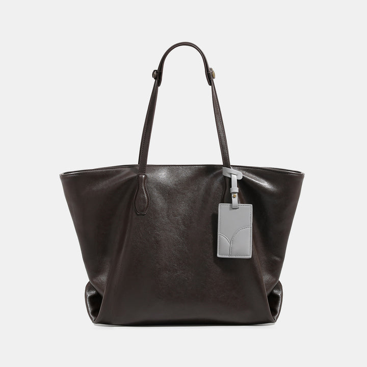 Damen hochwertige Tote-Tasche aus weichem Kunstleder mit strukturiertem Design Nord Taschen