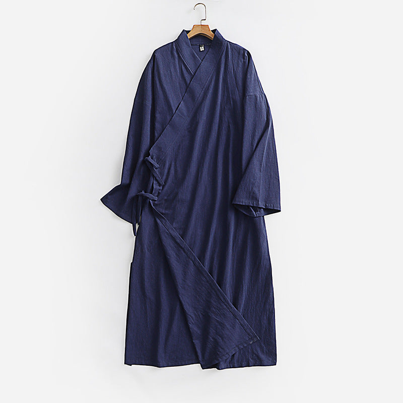 Unisex Langer Kimono-Mantel mit Bindeband, weitem Schnitt und minimalistischer Silhouette Nord Taschen