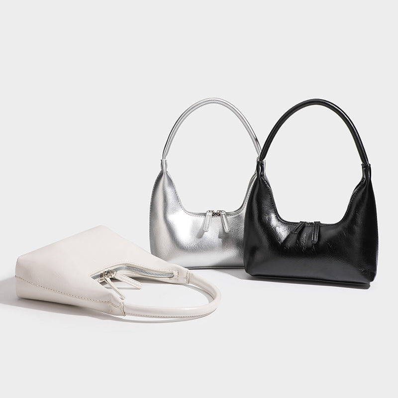 Damen Hobo-Tasche aus strapazierfähigem Kunstleder mit elegantem Reißverschluss Nord Taschen