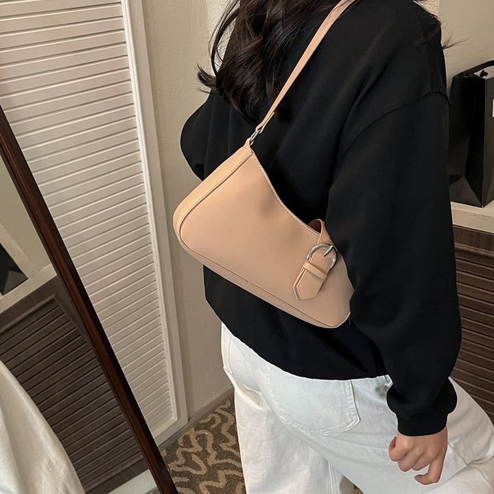 Damen elegante Handtasche mit originellem Schnallenverschluss Nord Taschen