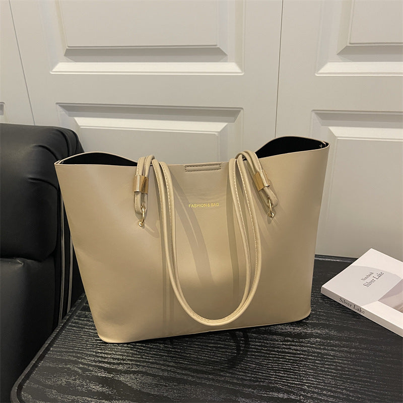 Damen elegante Shopper-Tasche mit goldenen Akzenten Nord Taschen