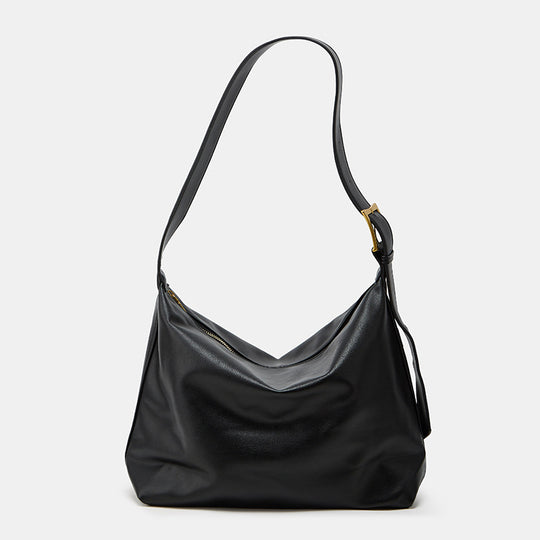 Damen Hobo-Tasche im eleganten Design mit weichem Kunstleder und praktischem Reißverschluss Nord Taschen