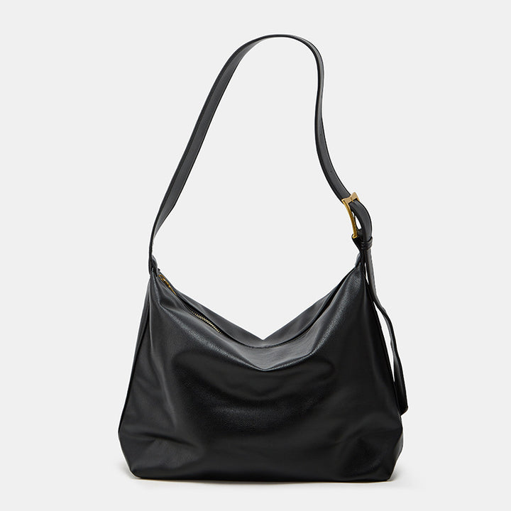 Damen Hobo-Tasche im eleganten Design mit weichem Kunstleder und praktischem Reißverschluss Nord Taschen