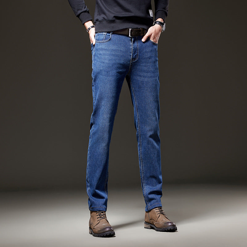 Herren Jeans im geraden Schnitt aus Stretch-Denim mit klassischem fünf‑Taschen‑Schnitt Nord Taschen