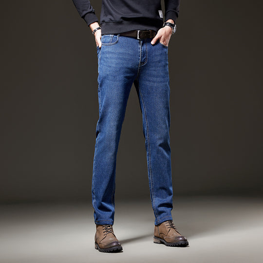 Herren Jeans im geraden Schnitt aus Stretch-Denim mit klassischem fünf‑Taschen‑Schnitt Nord Taschen