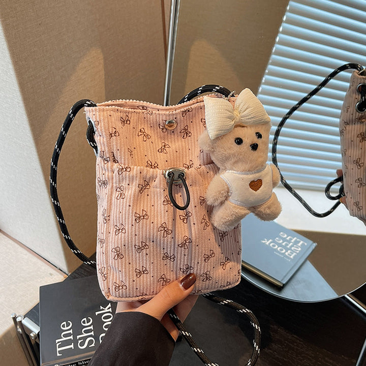 Damen Mini-Umhängetasche mit floralem Design Nord Taschen