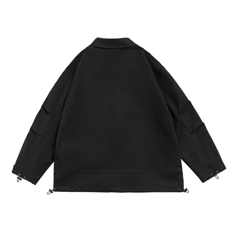 Unisex Oversize-Blazerjacke im Utility-Look mit Tunnelzug und aufgesetzten Eingrifftaschen Nord Taschen