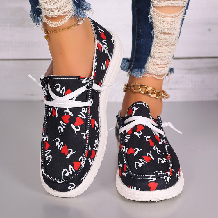 Damen Low‑Top Sneakers im Animal‑Mix mit Schnürung und gepolstertem Komfortfußbett Nord Taschen
