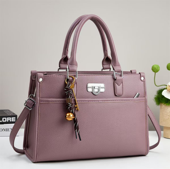 Damen Handtasche mit strukturiertem Design und abnehmbarem Tragegurt Nord Taschen