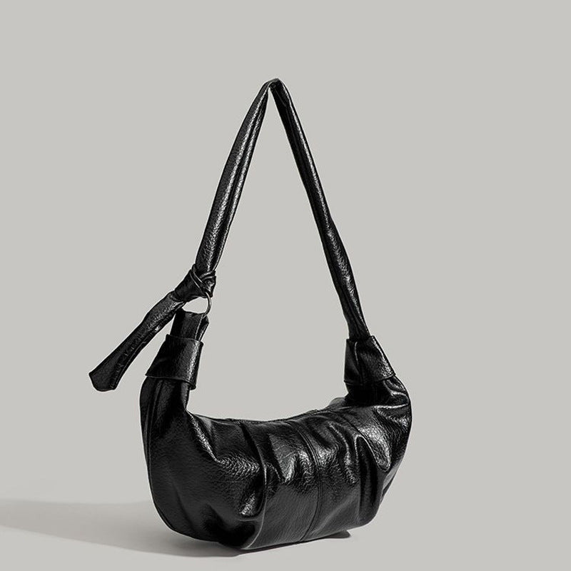Damen Schultertasche mit gefaltetem Design und elegantem Tragegriff Nord Taschen