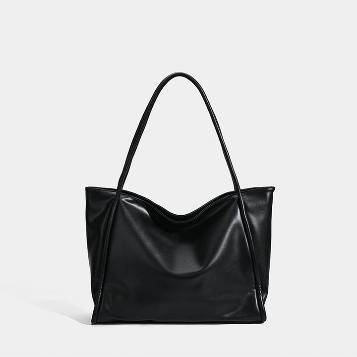 Damen Beuteltasche aus hochwertigem Kunstleder mit elegantem Faltendesign Nord Taschen