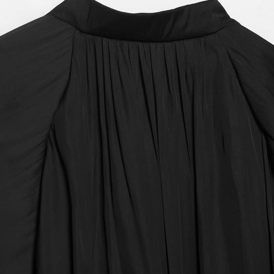 Damen Gefaltete Cropped Capejacke mit Reißverschluss und balloniertem Saum Nord Taschen