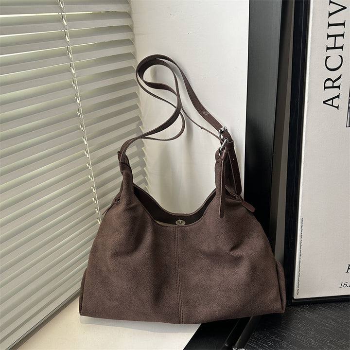Damen modische Umhängetasche mit weichem Wildleder-Material Nord Taschen