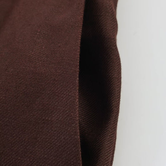 Damen Gerade geschnittene Leinenmisch-Hose mit hohem Bund, Bügelfalte und Eingrifftaschen Nord Taschen