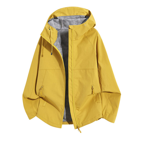 Damen Wetterfeste Kapuzenjacke mit belüftetem Kragen Nord Taschen