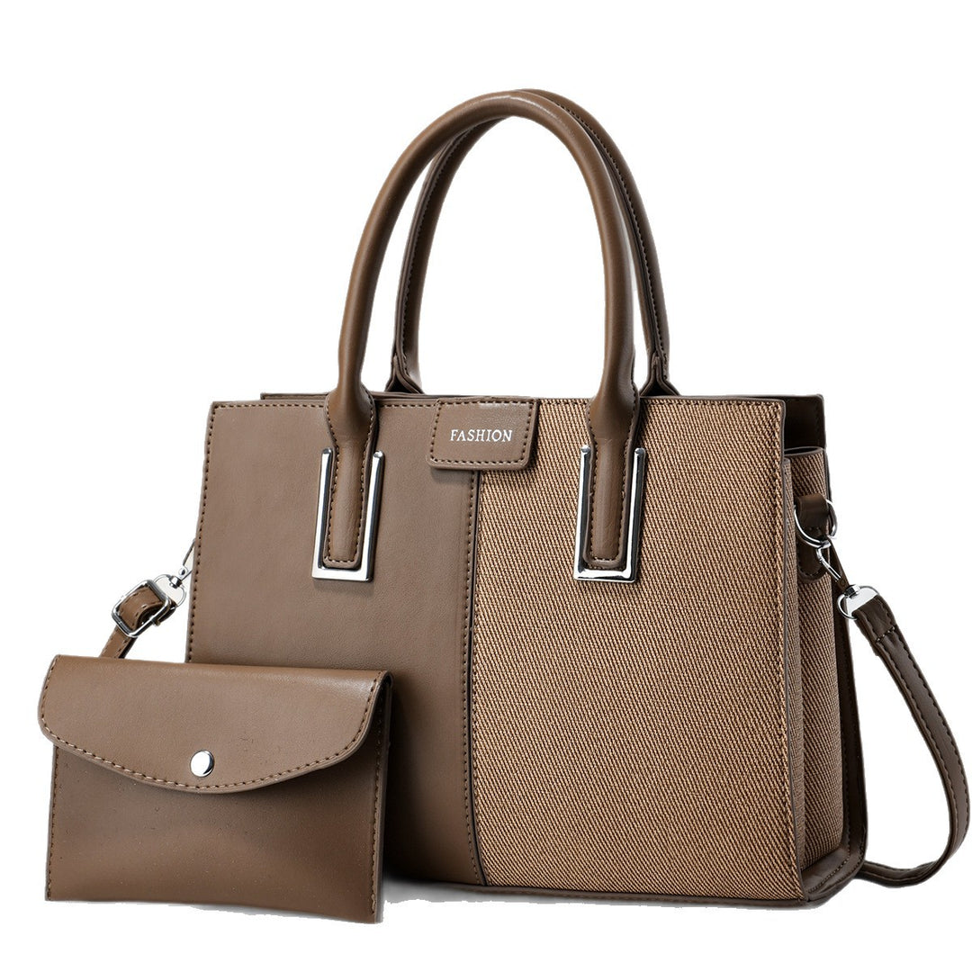Damen hochwertige Handtasche mit abnehmbarem Portemonnaie Nord Taschen
