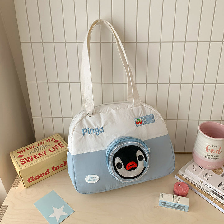 Damen Umhängetasche im Retro-Kameradesign Nord Taschen