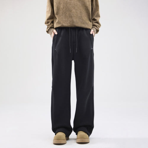 Unisex Locker geschnittene Sweatpant mit geradem Bein, elastischem Bund und aufgesetzten Gesäßtaschen Nord Taschen