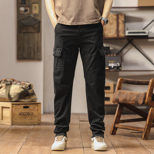 Herren Utility-Cargo-Hose im Vintage-Workwear-Look mit verstärkten Kniepartien und extra Stauraum Nord Taschen