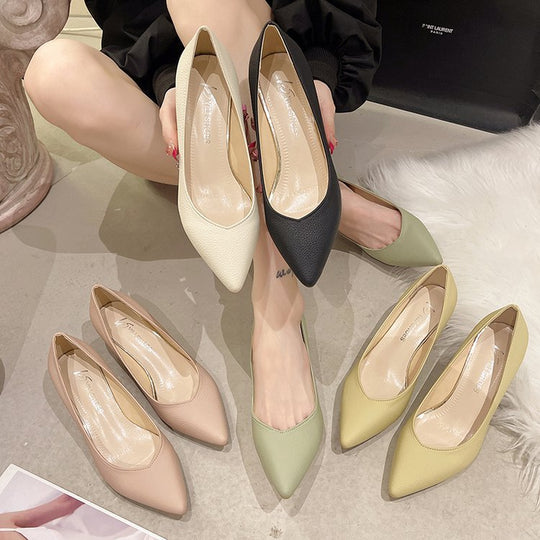 Damen elegante Pumps mit modischem Blockabsatz Nord Taschen