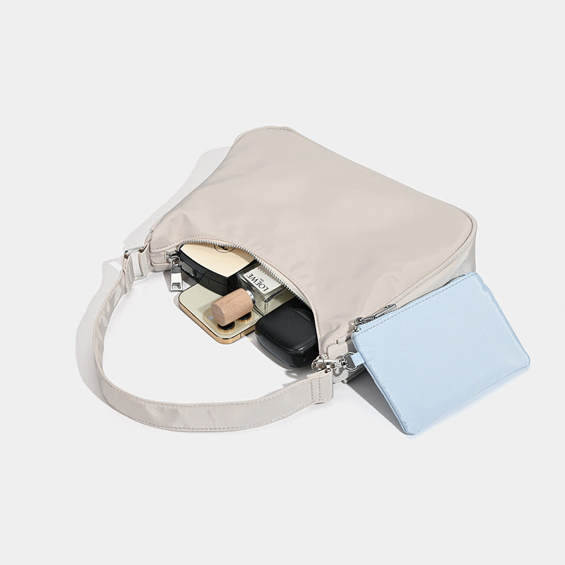 Damen Umhängetasche aus strapazierfähigem Nylon mit abnehmbarem Geldbeutel Nord Taschen
