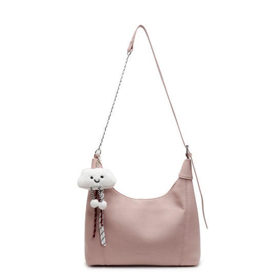 Damen Schultertasche mit charmantem Kühlschrankanhänger | Nord Taschen