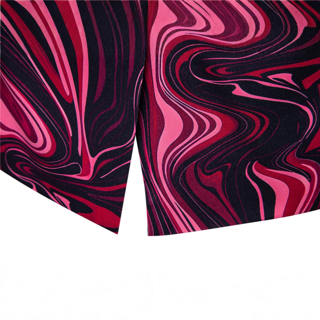 Herren Zweiteiliges Statement-Sakko und Anzughose mit psychedelischem Swirl-Print Nord Taschen