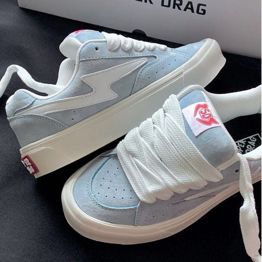 Damen lässige Sneaker aus hochwertigem Wildleder mit dämpfender Sohle Nord Taschen