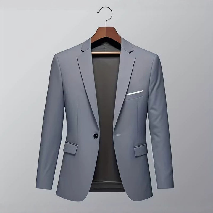 Herren taillierter Business-Sakko mit Stretchkomfort und modernem Revers Nord Taschen
