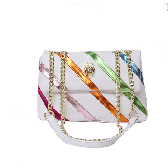 Damen Hobo-Tasche mit geflochtenem Kettenriemen und eleganter Verzierung Nord Taschen