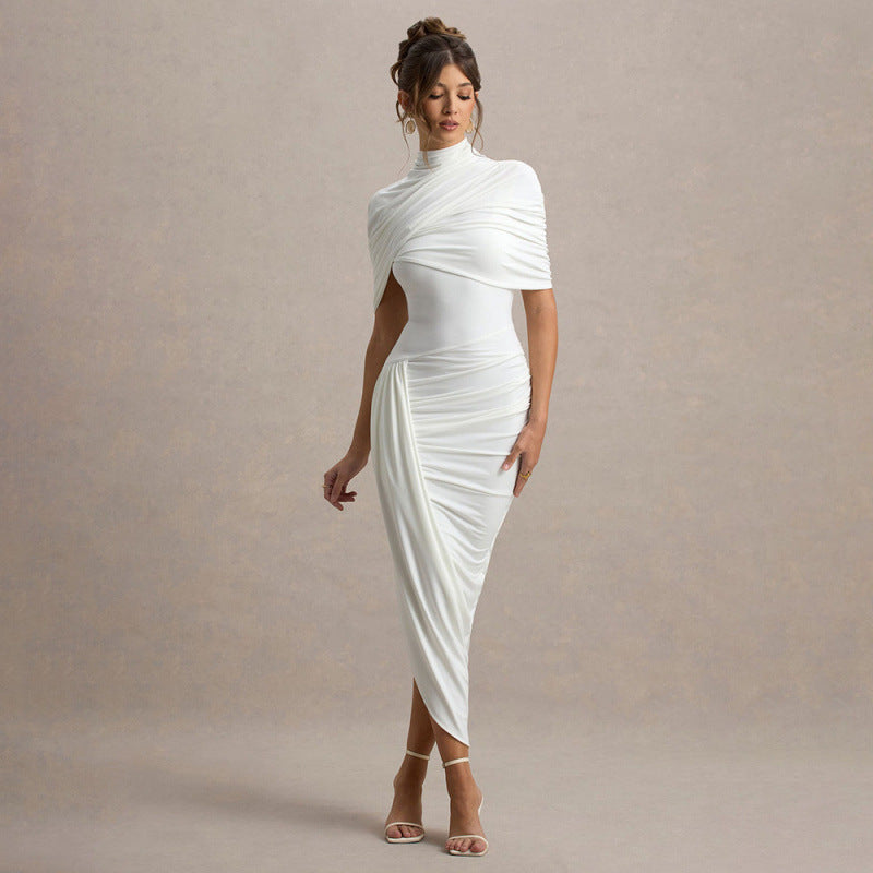 Damen Drapiertes Abendkleid