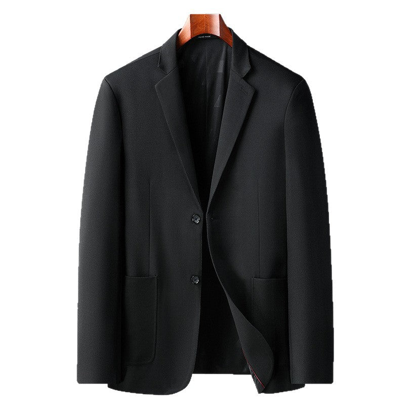Herren Elegantes Einreihiges Sakko mit atmungsaktivem Wollmix und aufgesetzten Taschen Nord Taschen