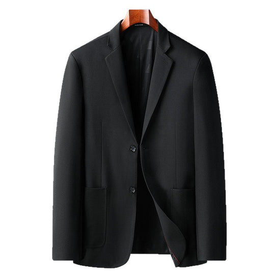 Herren Elegantes Einreihiges Sakko mit atmungsaktivem Wollmix und aufgesetzten Taschen Nord Taschen