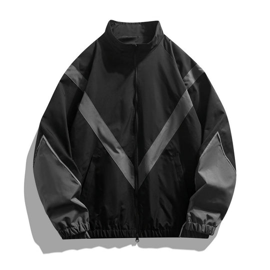Herren Sportliche Übergangsjacke mit hohem Kragen Nord Taschen 1788241614