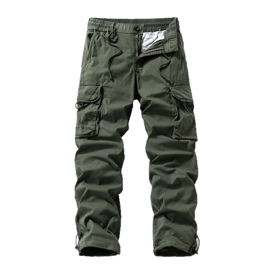 Herren Multifunktionale Cargohose mit Tunnelzugbund, Klappentaschen und verstellbaren Beinabschlüssen Nord Taschen