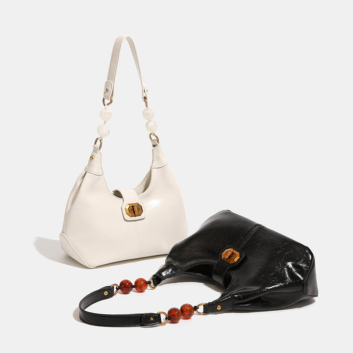 Damen Hobo-Tasche mit innovativem Kettenhenkel und luxuriöser Struktur Nord Taschen